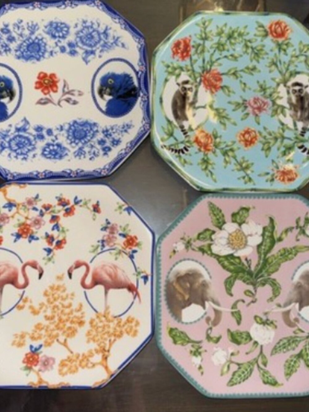 Anthropologie ‘Lou Rota’ Nature Table Plates - Set of 4